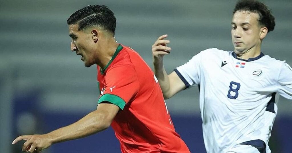 ودية منتخب المغرب الاولمبي ضد جمهورية الدومينيكان