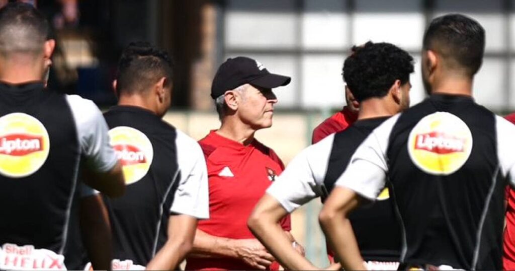 جانب من مران الأهلي المصر في جنوب إفريقيا