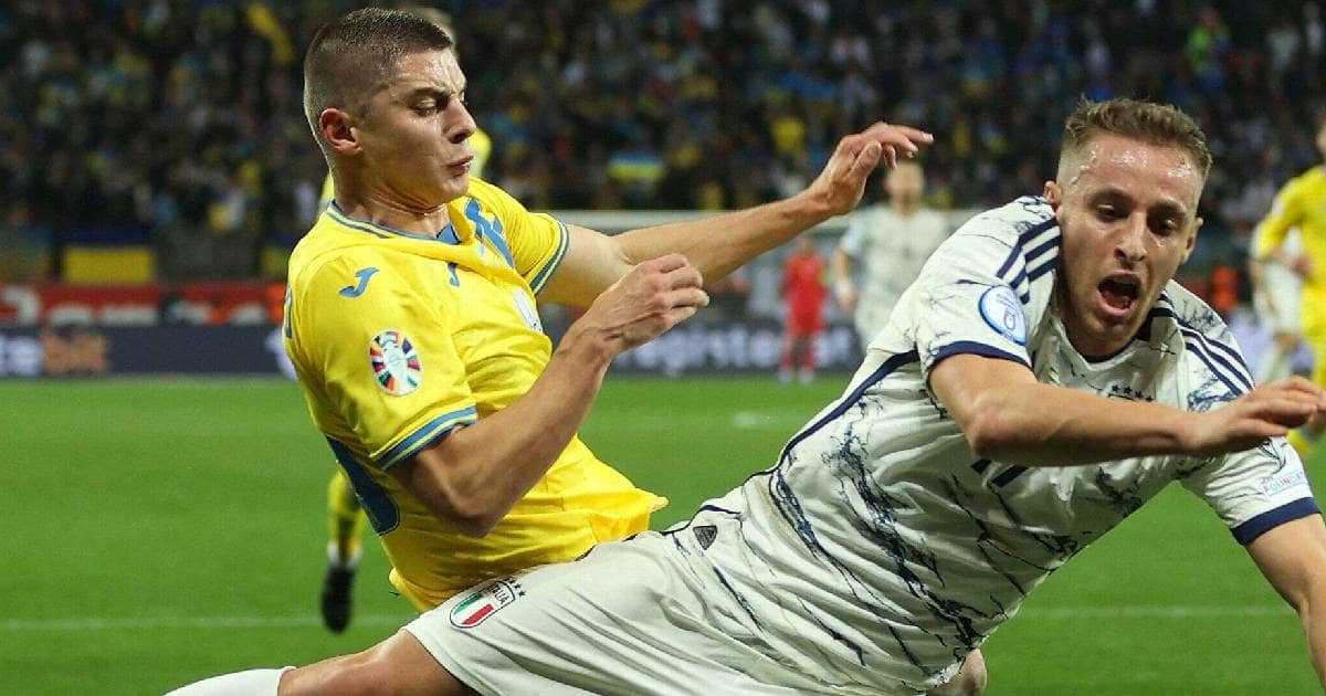 مباراة إيطاليا وأوكرانيا في تصفيات اليورو