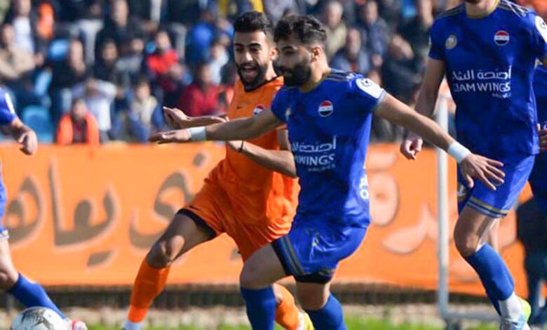 صورة من مباراة الفتوة والوحدة في الدوري السوري