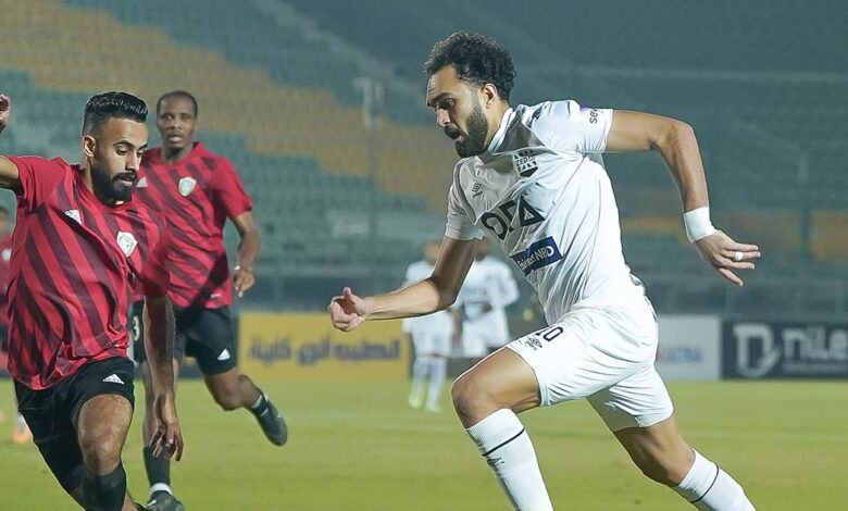 صورة مصطفى زيكو في مباراة زد وطلائع الجيش