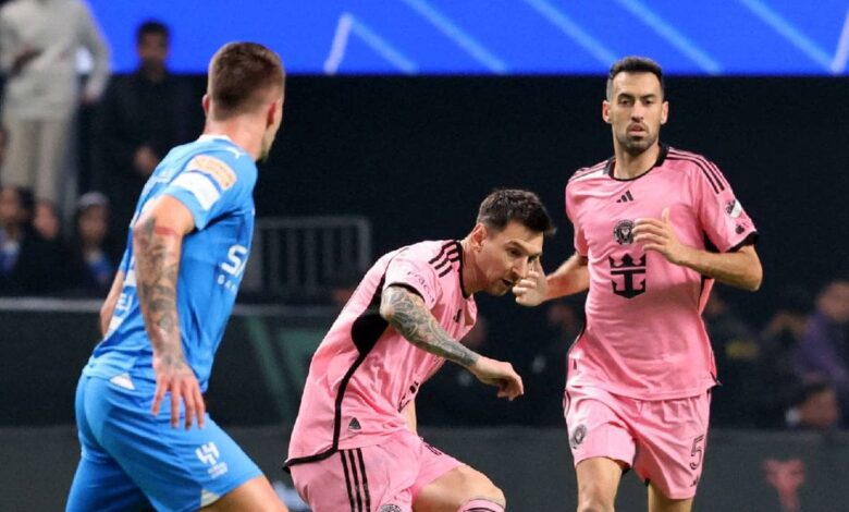 ليونيل ميسي - صورة من مباراة انتر ميامي والهلال السعودي