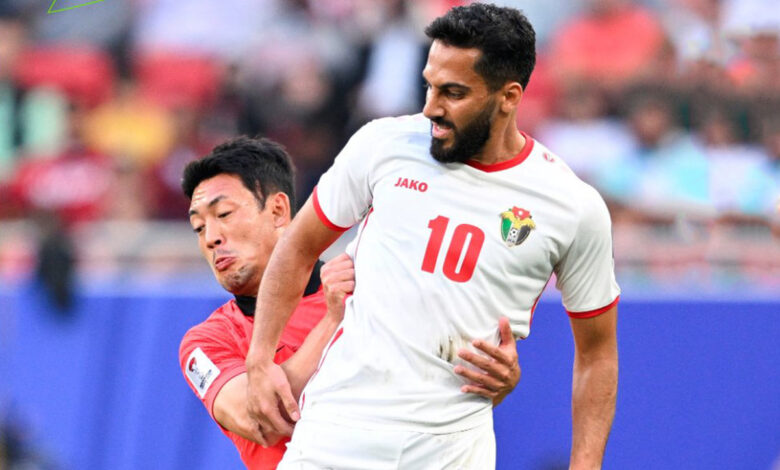 نتيجة مباراة الأردن وكوريا الجنوبية في نصف نهائي كأس آسيا