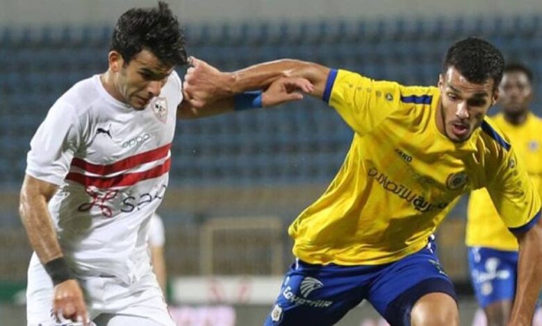 صورة من مباراة الزمالك والاسماعيلي