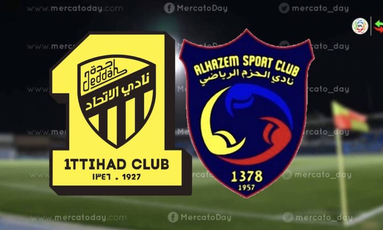نتيجة مباراة الاتحاد والحزم في الدوري السعودي