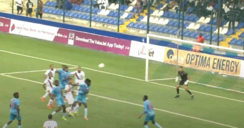 هدف ريمو ستارز في مرمى الجيش الملكي بدوري أبطال إفريقيا